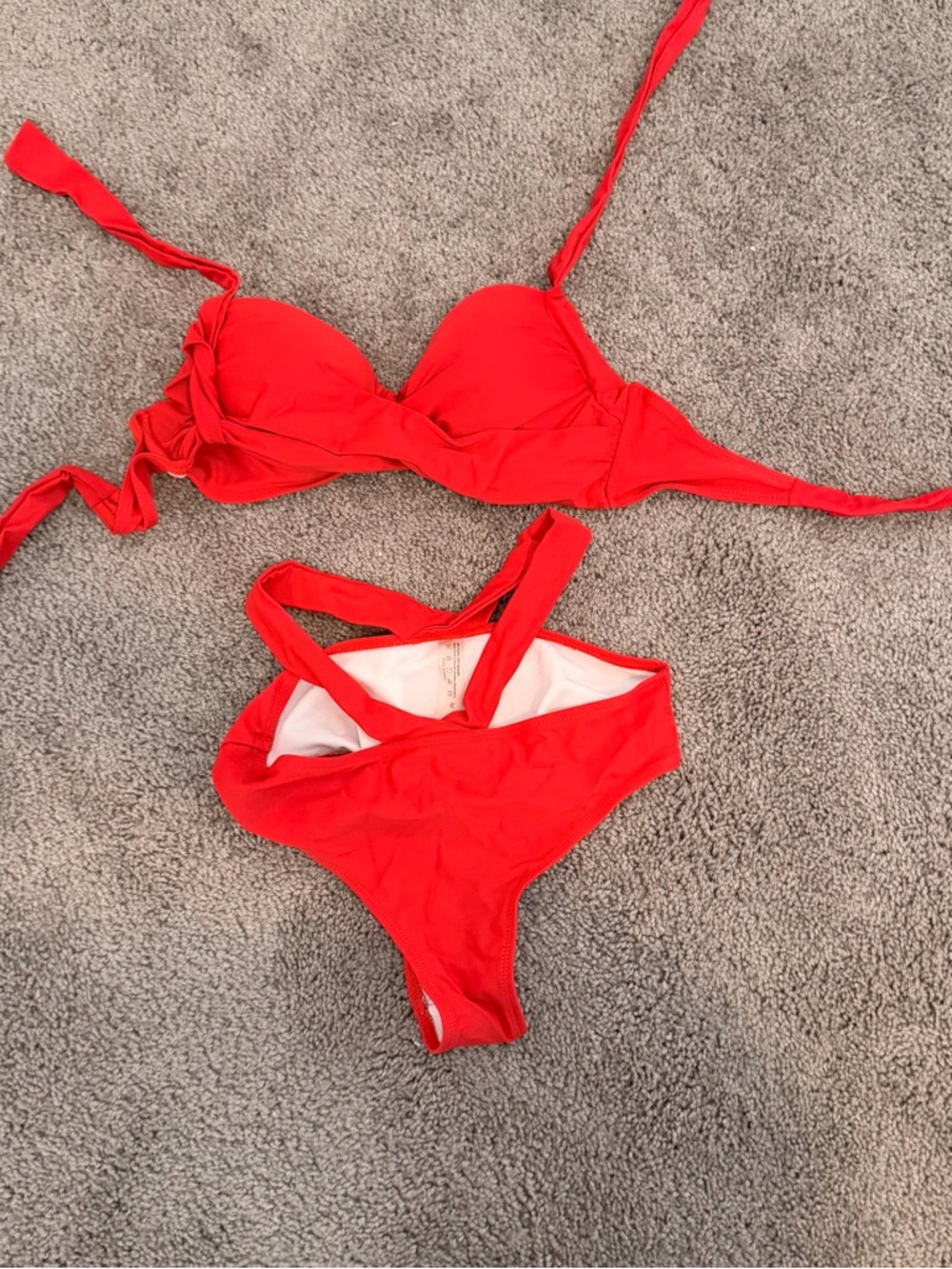 Red Two-Piece Bikini Set medium